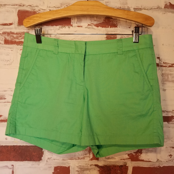 J. Crew Green Chino Broken-In Shorts 6